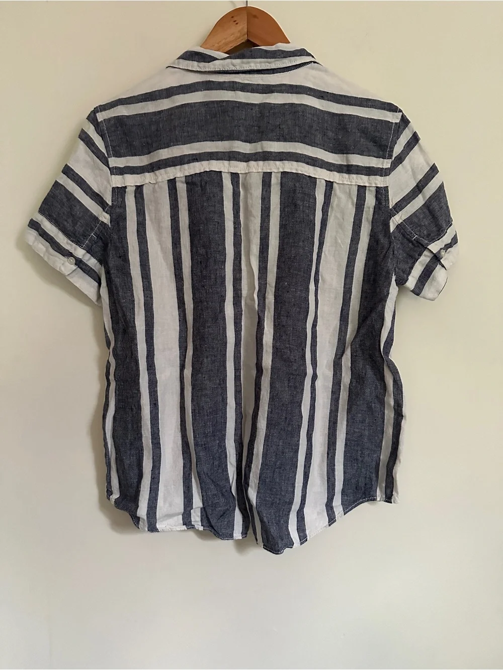 J. Crew Linen Popover Top